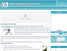 Tablet Screenshot of manojagr.com